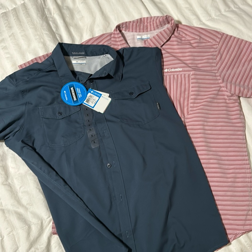 New! Columbia Omni-wick Men’s dress shirts
